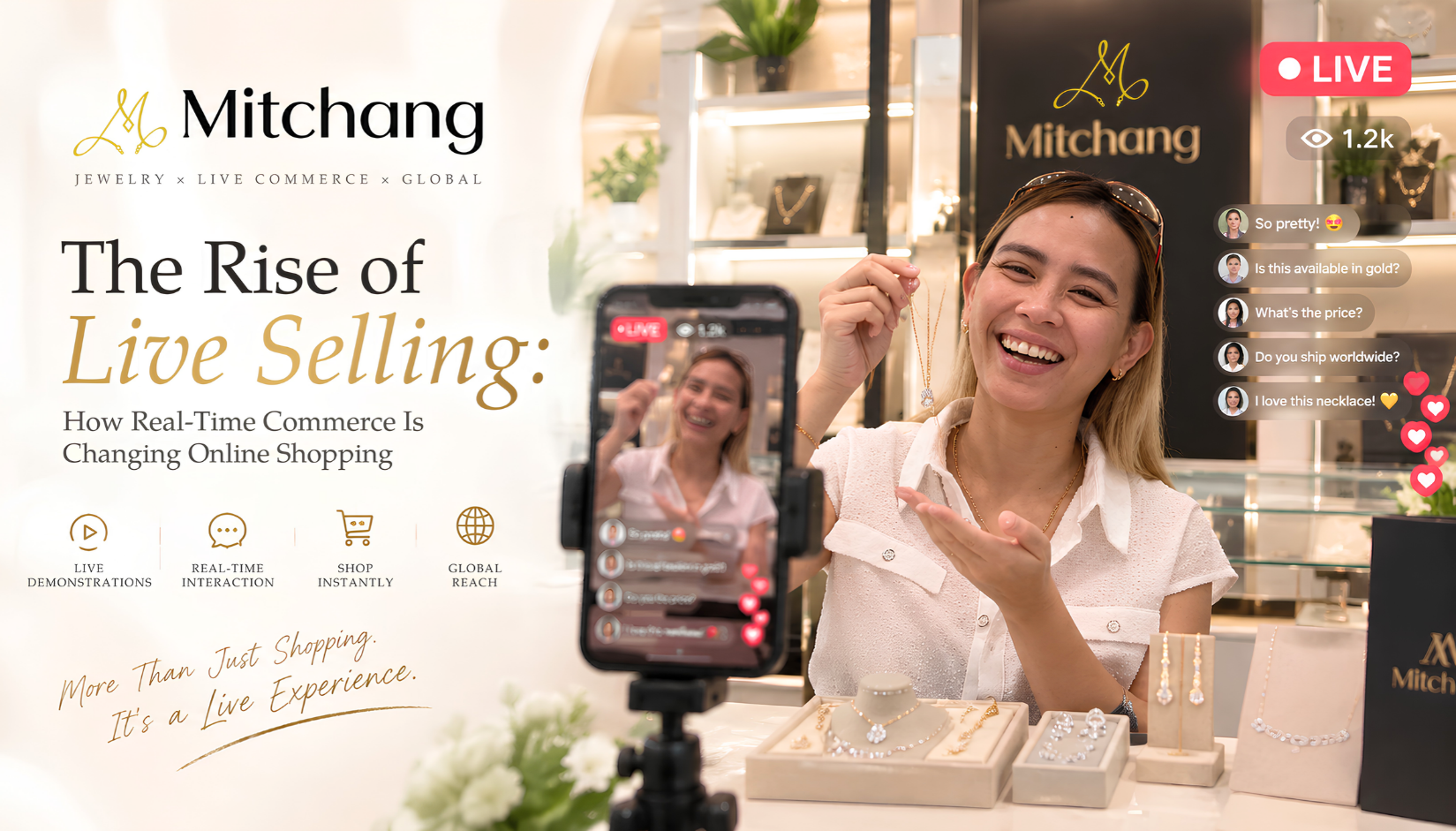 The Rise of Live Selling: How Mitchang Is Bringing Jewelry Shopping Into the Live-Commerce Era