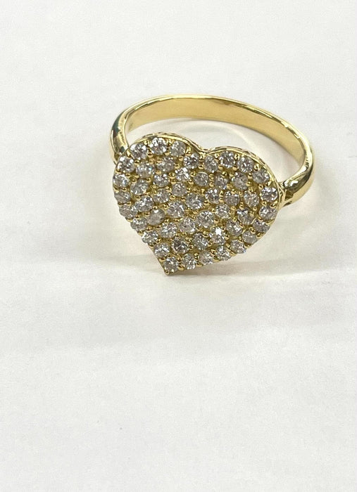 NO BRAND Heart Diamond Ring