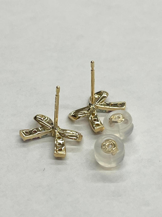 NO BRAND Ribbon Multicolor Stud Earrings