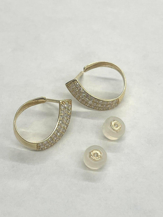 NO BRAND Diamond Earrings
