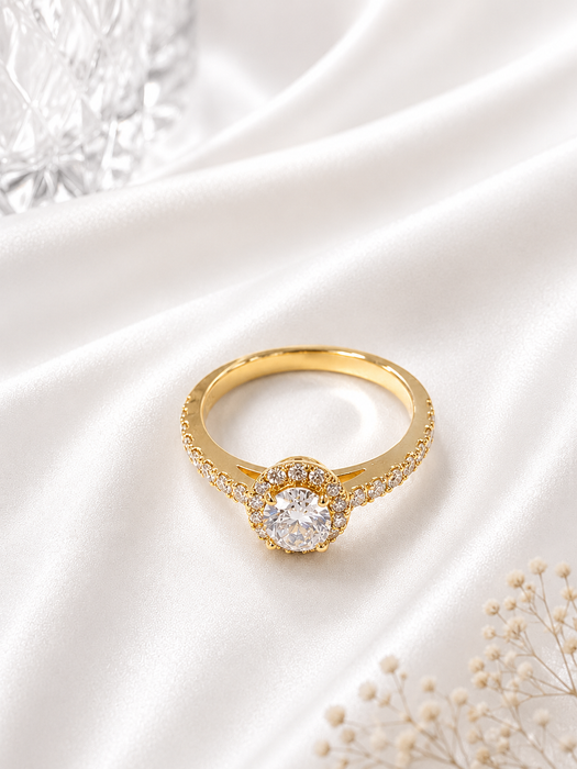 NO BRAND Oval Diamond Ring