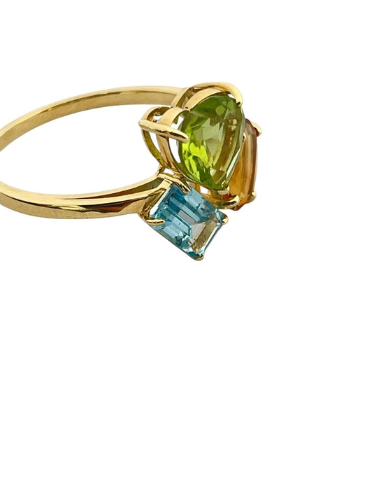 NO BRAND Multicolor Stone Ring