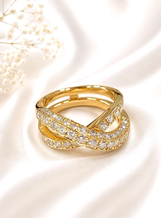 NO BRAND Cluster Diamond Ring