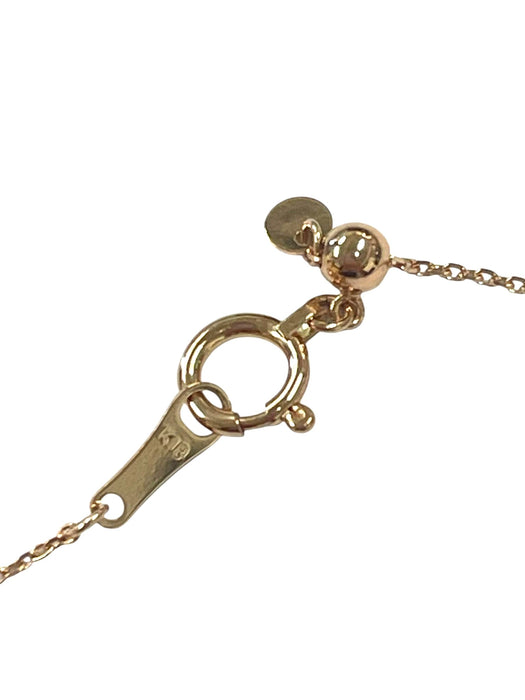 NO BRAND Clover Diamond Necklace