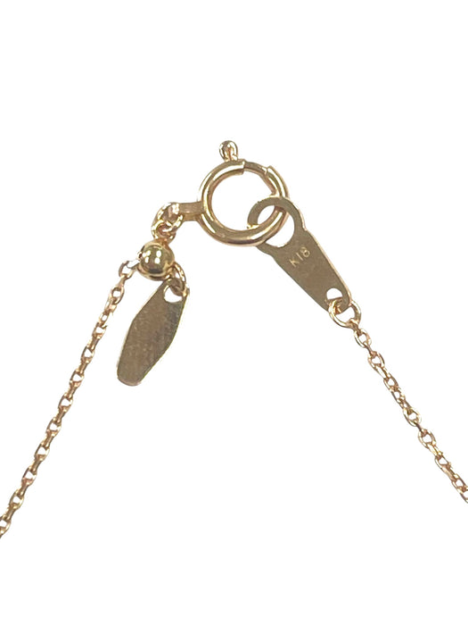 NO BRAND Clover Diamond Necklace