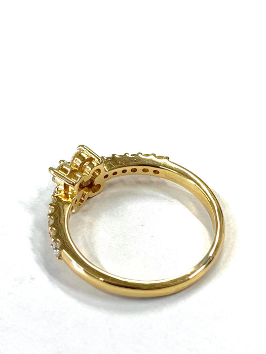 NO BRAND Clover Diamond Ring