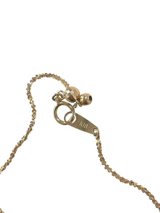 NO BRAND Morganite & Sapphire Diamond Necklace