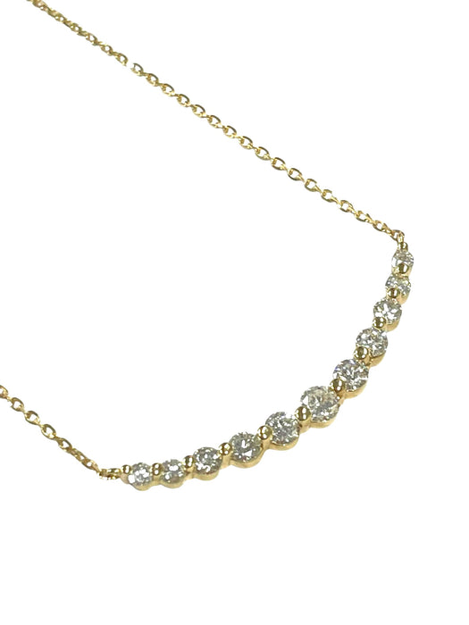 NO BRAND Smile Diamond Necklace