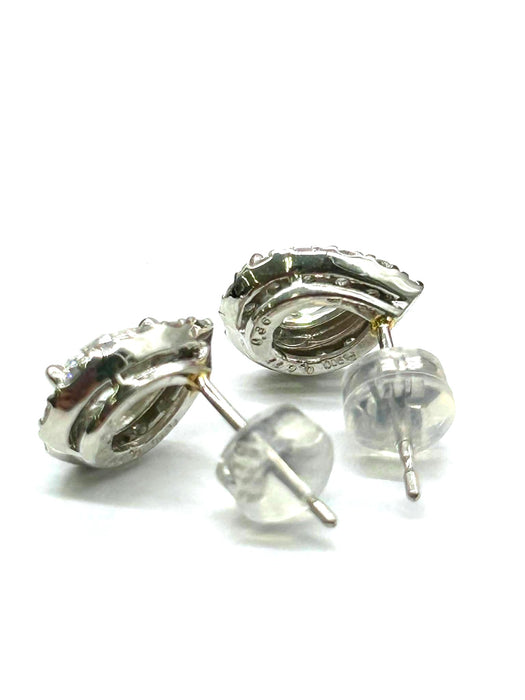 NO BRAND Pear Shape Diamond Earrings