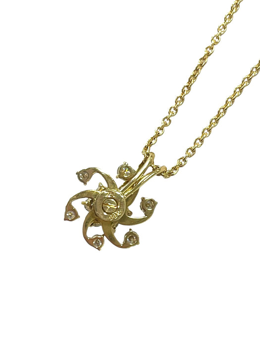 NO BRAND Rositas Cluster Diamond Necklace