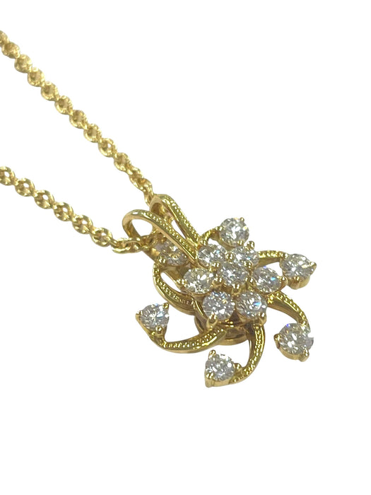 NO BRAND Rositas Cluster Diamond Necklace
