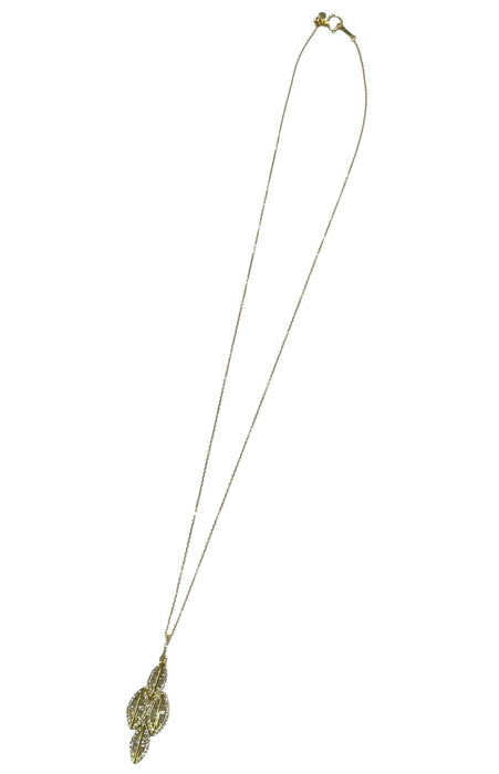 NO BRAND Lead Baguette Diamond Necklace