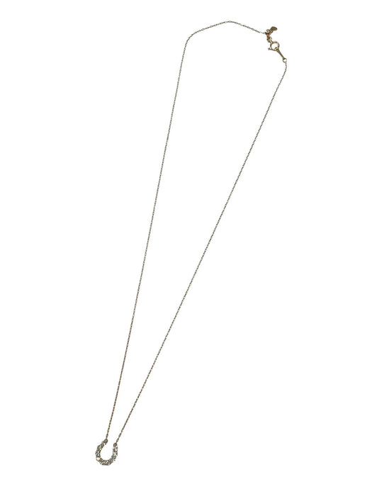 NO BRAND Horseshoe Diamond Necklace