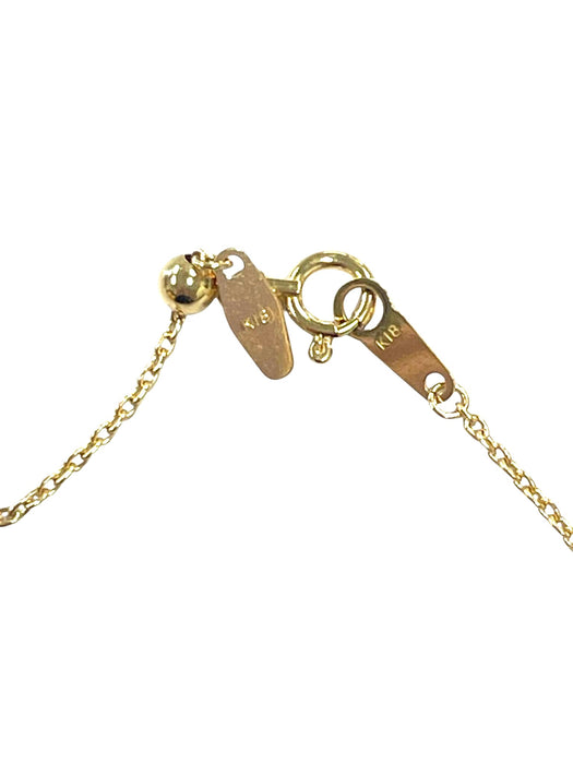 NO BRAND Pear Shape Diamond Necklace