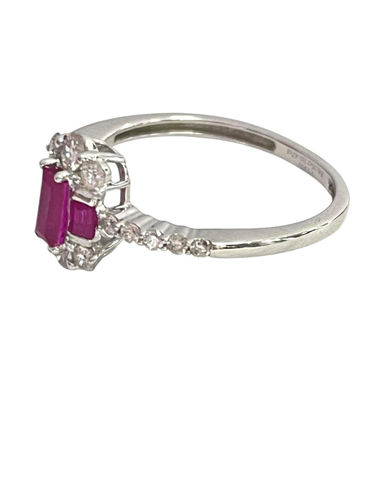 NO BRAND Ruby Diamond Ring
