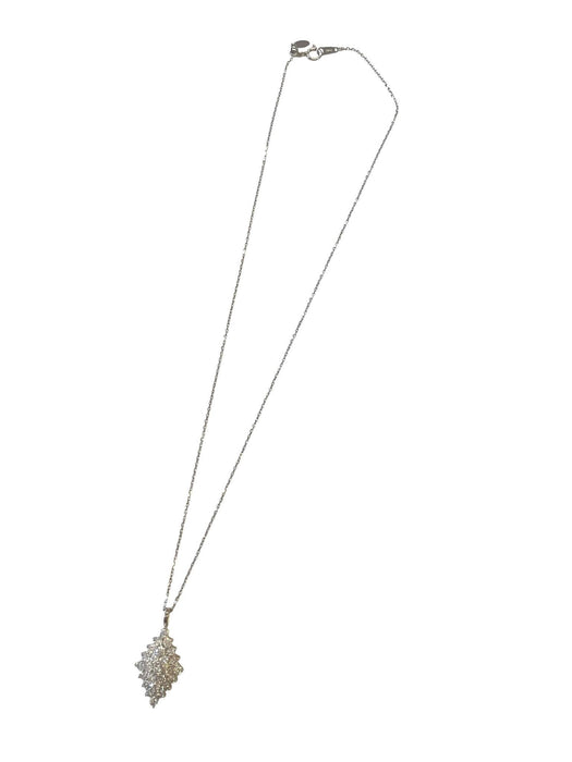 NO BRAND Cluster Diamond Necklace