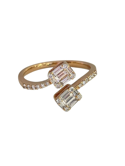 NO BRAND Bypass Diamond Ring