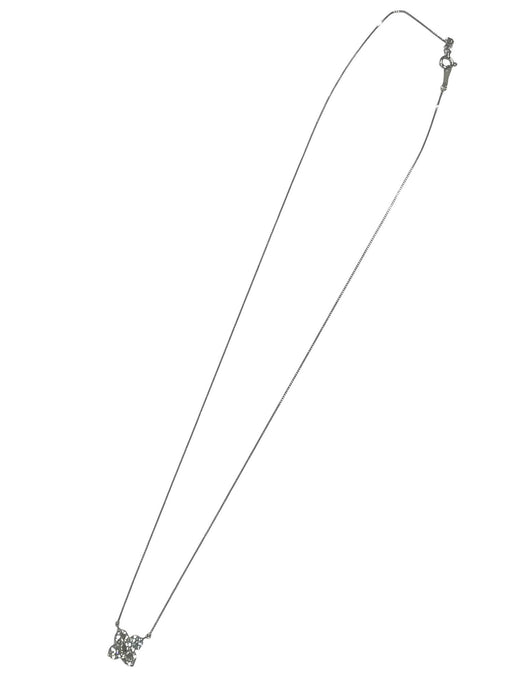 NO BRAND Clover Diamond Necklace