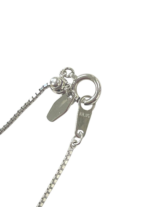 NO BRAND Heart Cluster Diamond Necklace