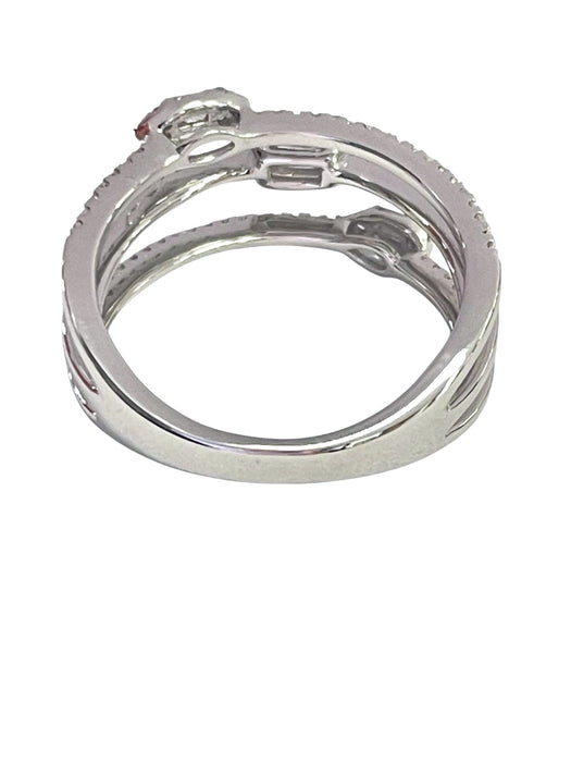 NO BRAND Layered Diamond Ring