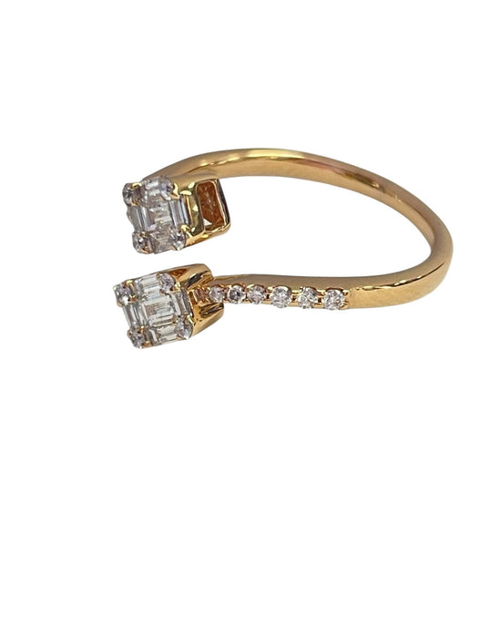 NO BRAND Bypass Diamond Ring