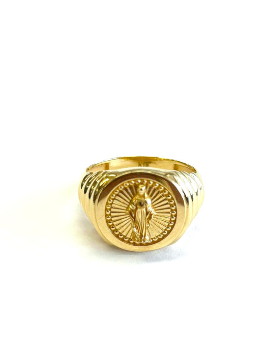 NO BRAND Mother Mary Gold Ring