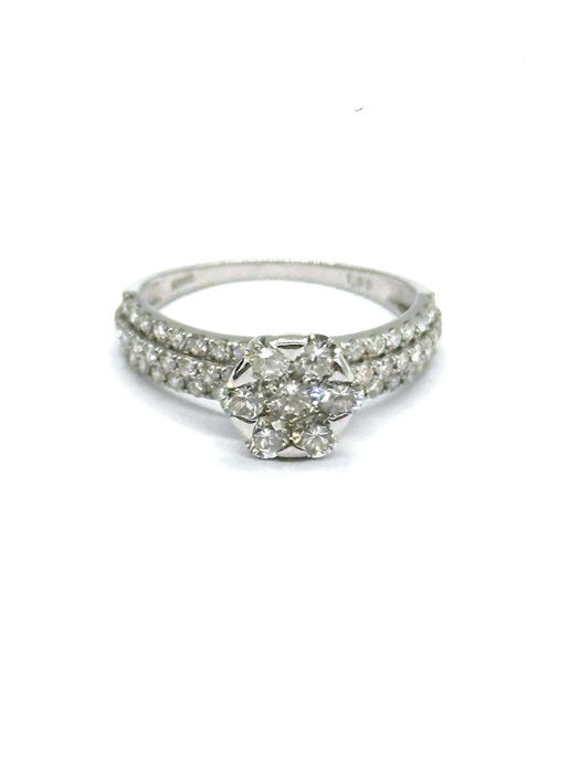 NO BRAND Cluster Diamond Ring