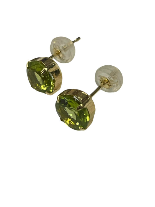 NO BRAND Peridot Stud Earrings