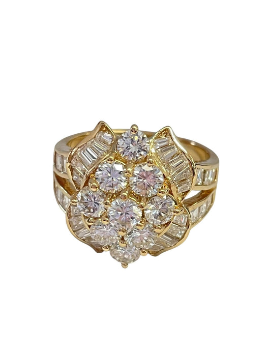 NO BRAND Cluster Diamond Ring