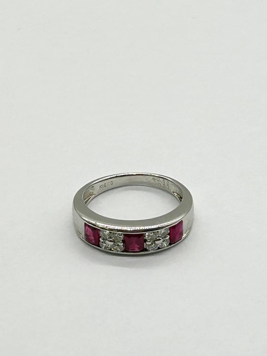 NO BRAND Ruby Diamond Ring