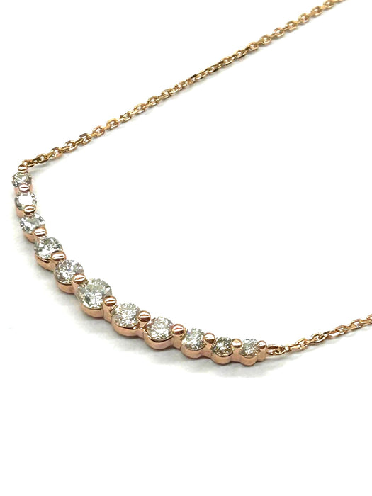 NO BRAND Smile 11P Diamond Necklace