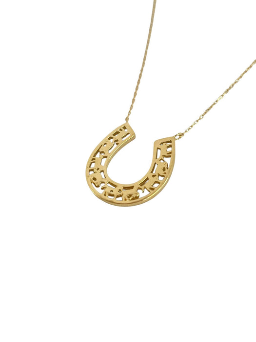 NO BRAND Horseshoe Gold Necklace