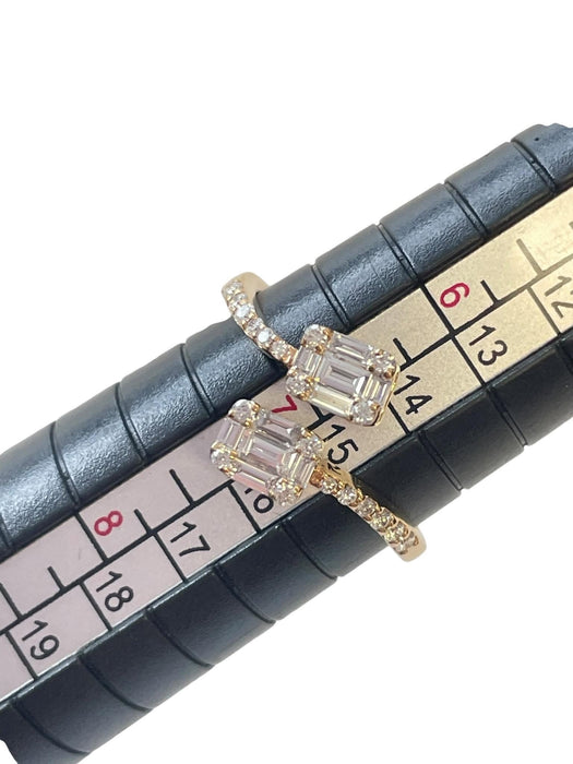 NO BRAND Bypass Diamond Ring