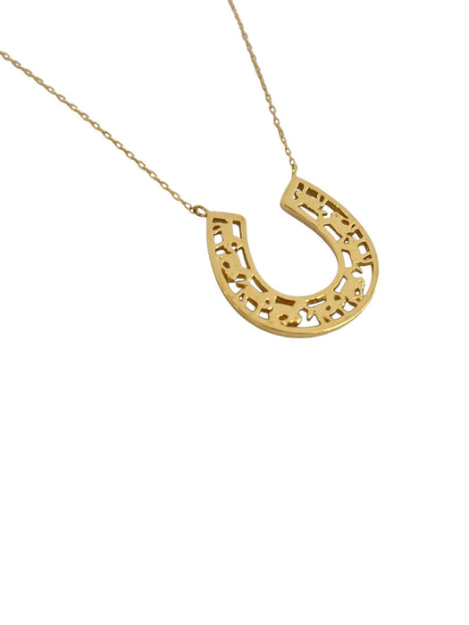 NO BRAND Horseshoe Gold Necklace