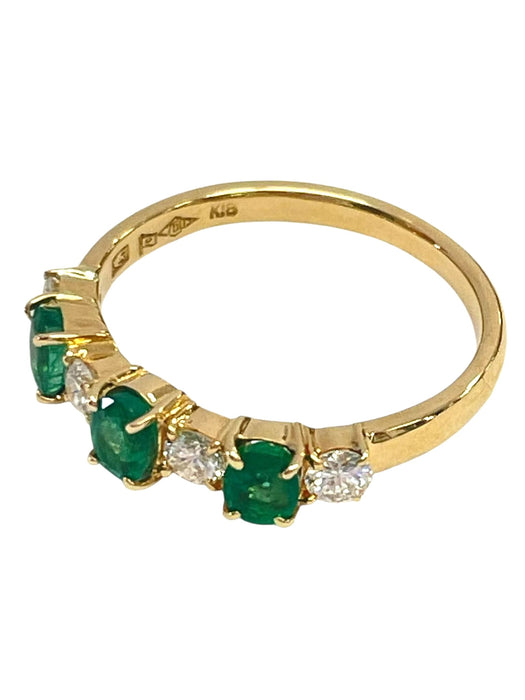 NO BRAND Emerald & Diamond Ring