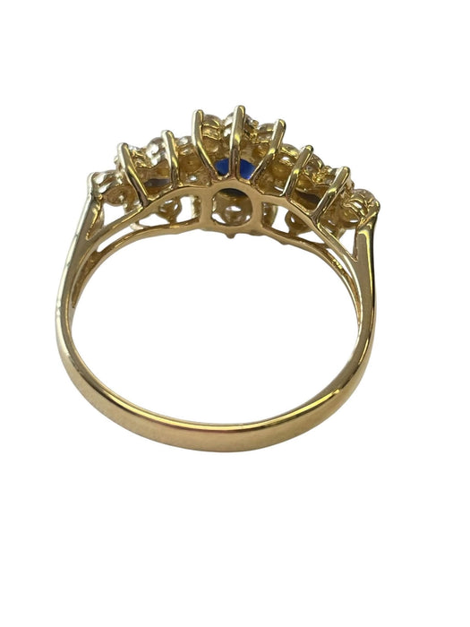 NO BRAND Sapphire Diamond Ring