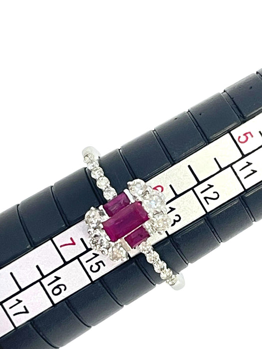 NO BRAND Ruby Diamond Ring