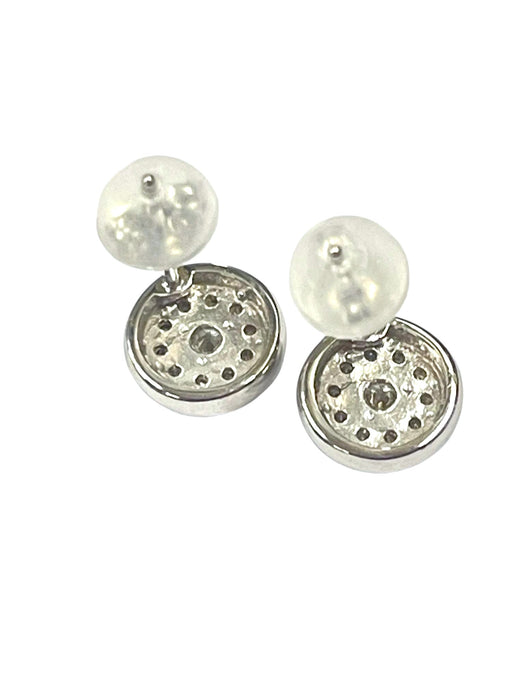 NO BRAND Round Cluster Stud Earrings