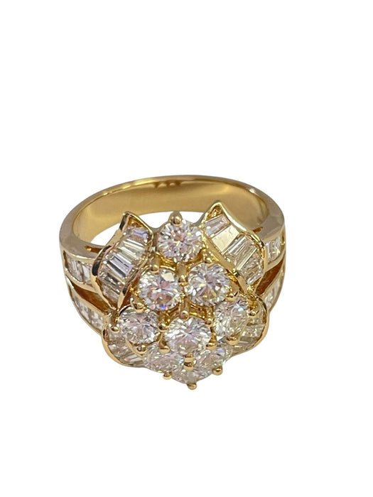 NO BRAND Cluster Diamond Ring