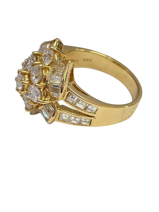 NO BRAND Cluster Diamond Ring