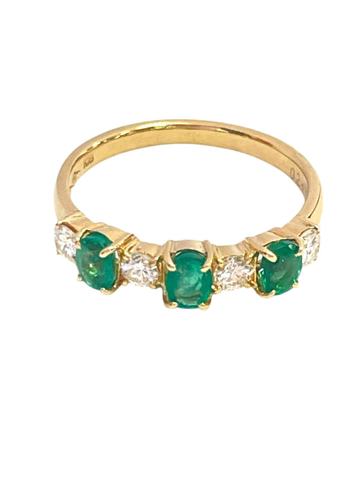NO BRAND Emerald & Diamond Ring