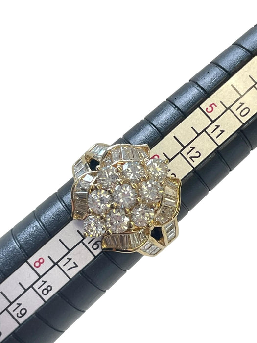 NO BRAND Cluster Diamond Ring