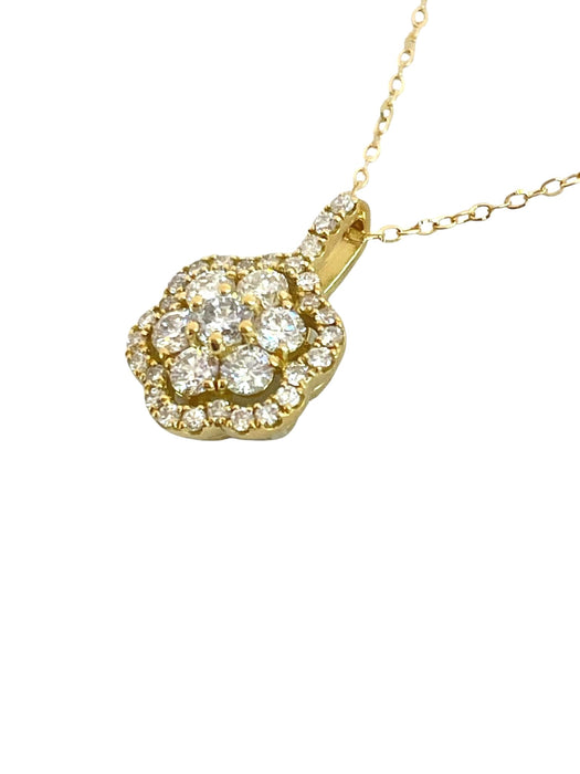 NO BRAND Rositas Cluster Diamond Necklace