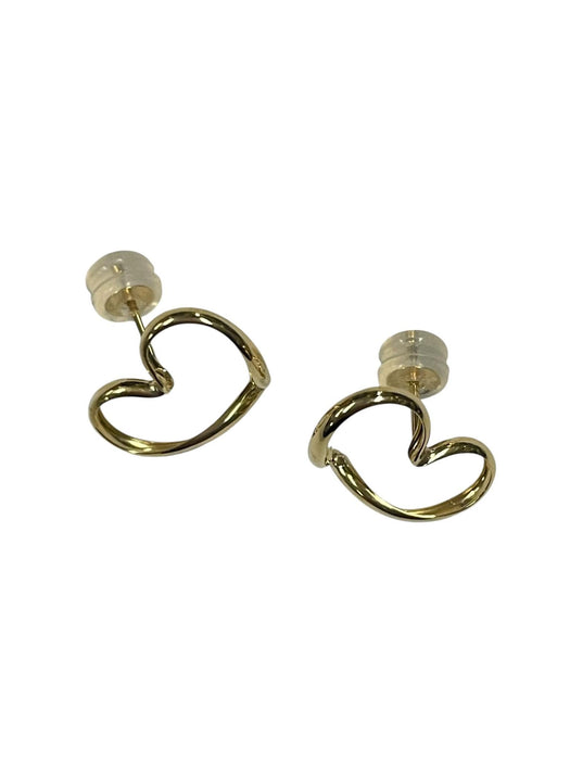NO BRAND Open Heart Stud Earrings