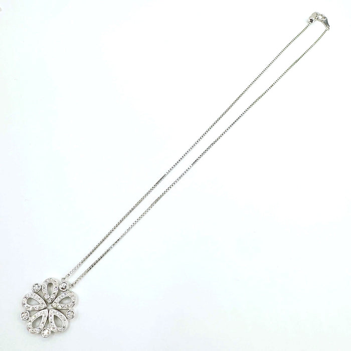 TASAKI Flower Motif Magnet Diamond Necklace
