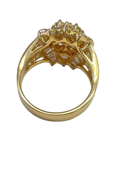 NO BRAND Cluster Diamond Ring