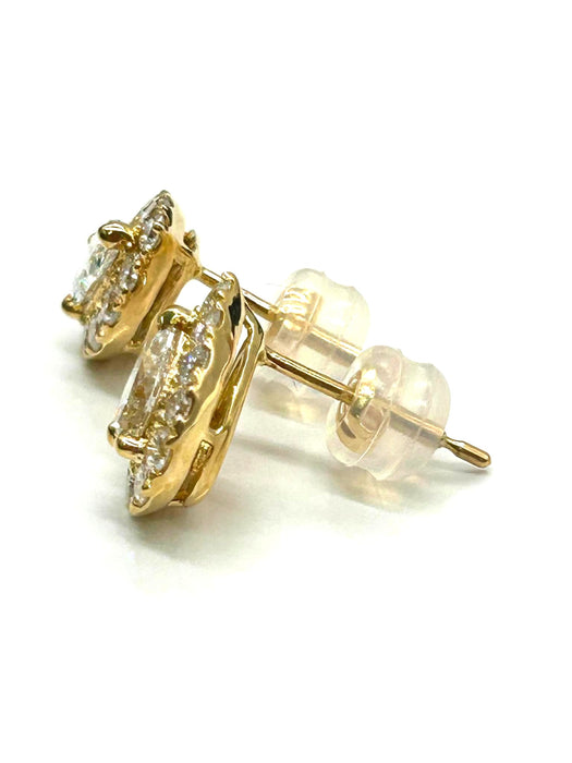 NO BRAND Pear Shape Diamond Earrings