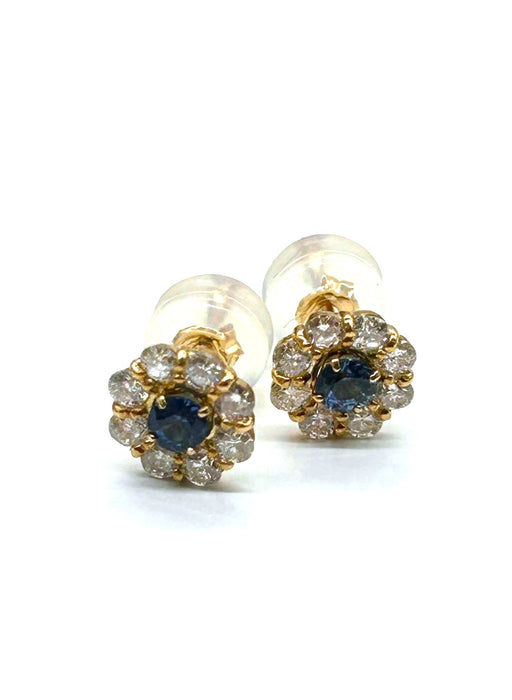 NO BRAND Rositas Sapphire Diamond Earrings