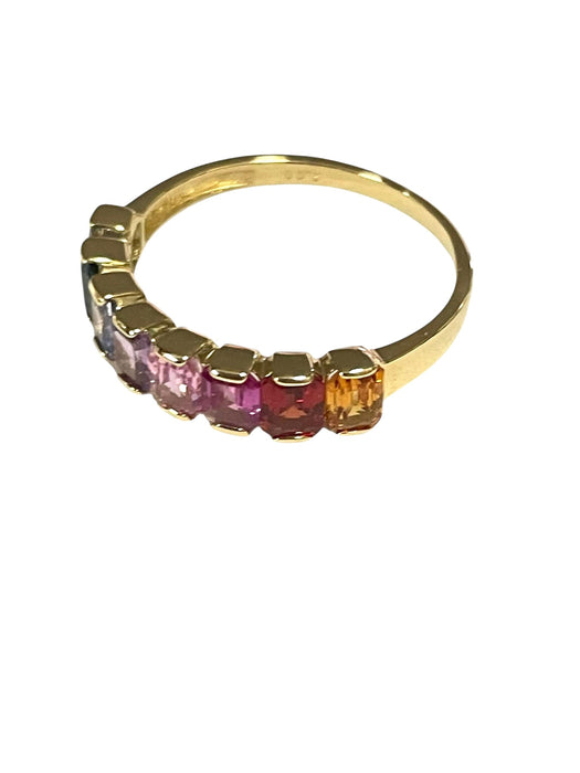 NO BRAND Multicolor Stone Ring