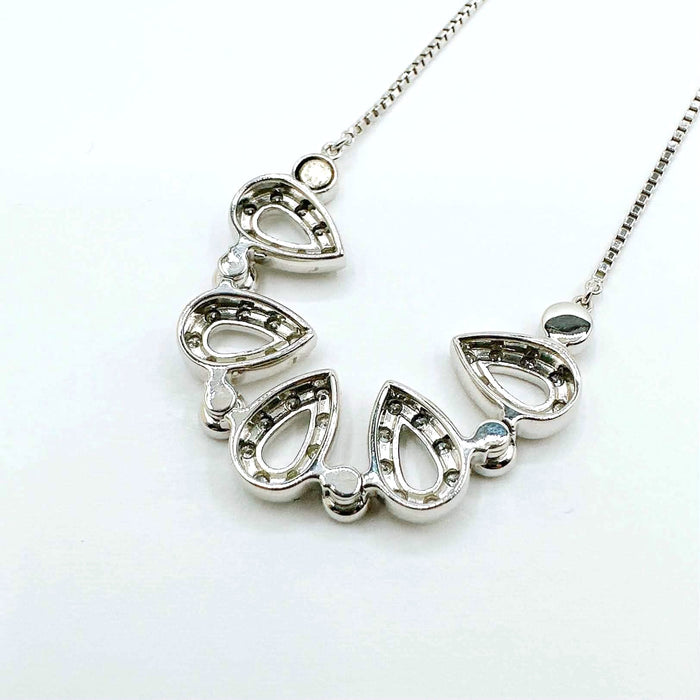 TASAKI Flower Motif Magnet Diamond Necklace